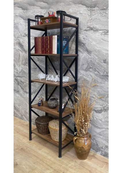 Arya Lüx 5 Raflı Kitaplık 180 x 60 cm . Ebat fırsatları