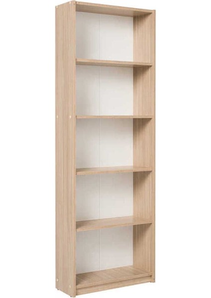 Max 5 Raflı Kitaplık - Italyan Meşe 58 x 170 x 23 cm (Gxyxd) fırsatları