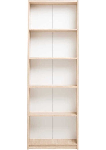 Max 5 Raflı Kitaplık - Italyan Meşe 58 x 170 x 23 cm (Gxyxd) indirimleri