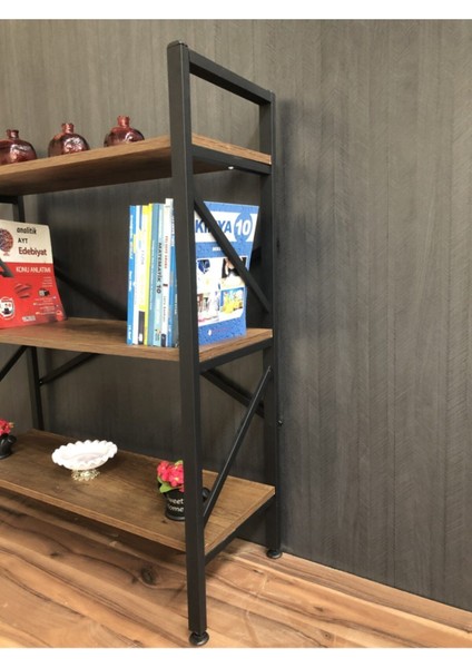Dekoratif Minyatür Ahşap Kitaplık 90 x 110 cm fırsatları