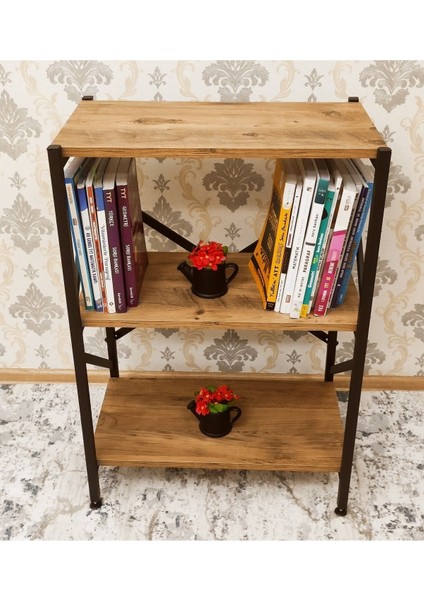 Dekoratif Minyatür Ahşap Kitaplık 60 x 90 cm KTP98