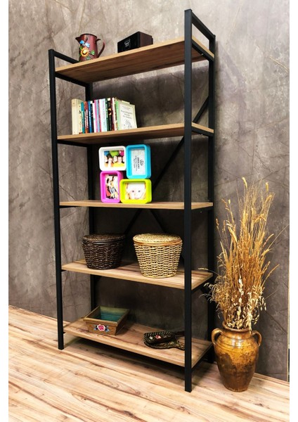 Çırağan 5 Raflı Kitaplık 180 x 90 cm . Ebat
