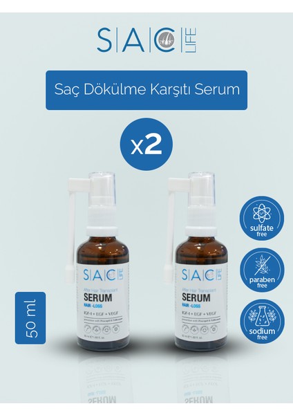 Serum - Saç Dökülmelerine Karşı - 2'li Set