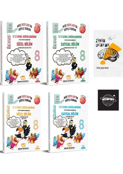 Lgs Sayısal+Sözel Ilk Ve Ikinci Doz Deneme-Zihin Deneme-Kitapist-963