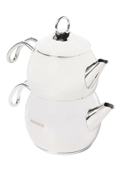 Metrashop Adelya Mini Boy Çaydanlık Takımı Metal