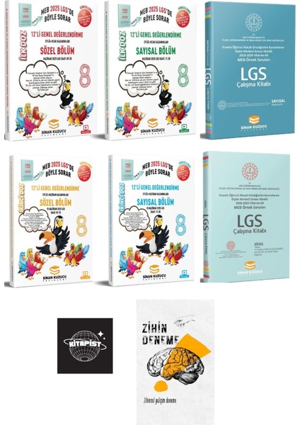 Lgs Sayısal+Sözel Ilk Ve Ikinci Doz Deneme-Örnek Soru-Zihin Deneme-Kitapist-922