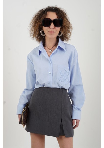 Gri Premium Şort Etek fiyatları