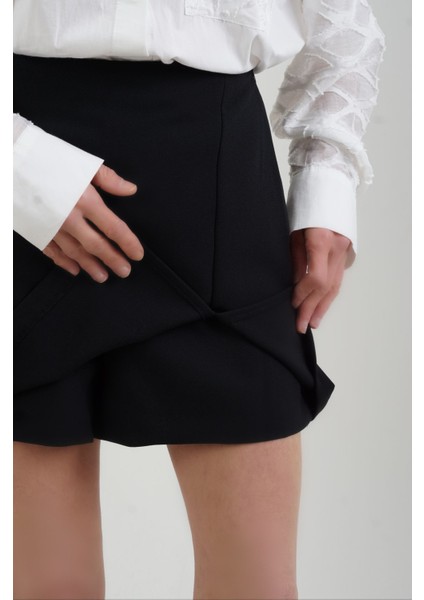 Siyah Premium Şort Etek modelleri