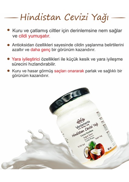 Hindistan Cevizi Yağı 100ML (Soğuk Sıkım) modelleri