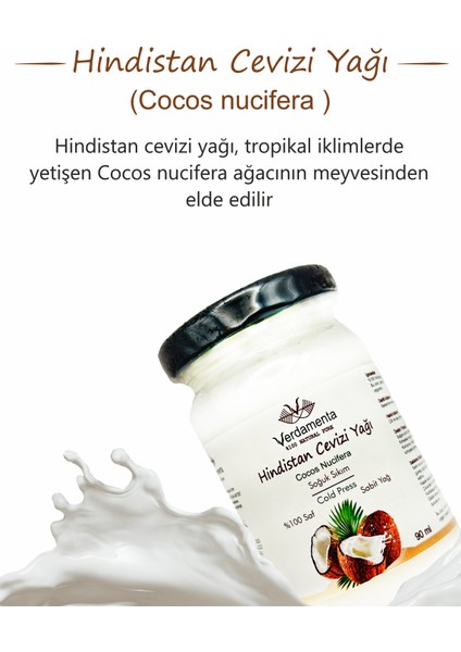 Hindistan Cevizi Yağı 100ML (Soğuk Sıkım) fırsatları