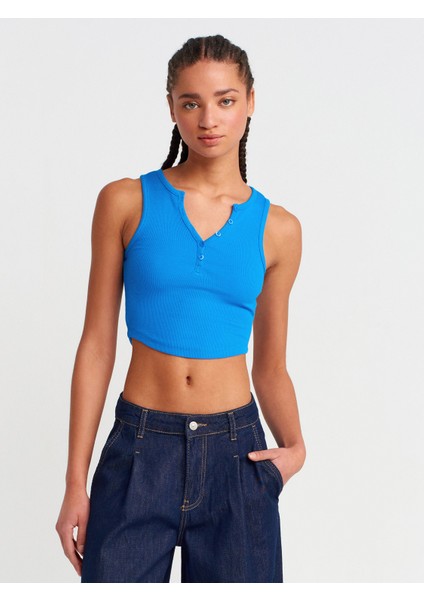 20844 Önü Düğmeli Top-Saks