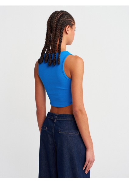 20844 Önü Düğmeli Top-Saks