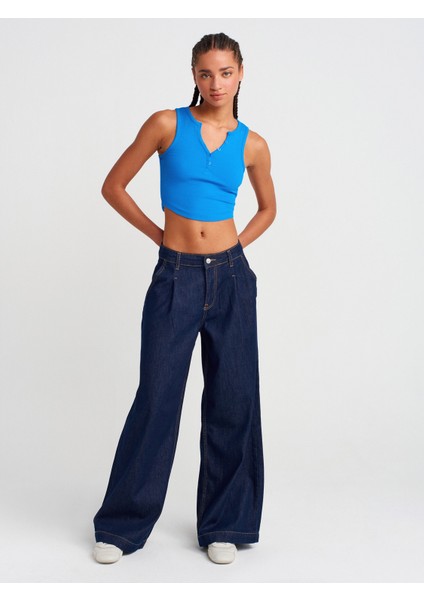 20844 Önü Düğmeli Top-Saks