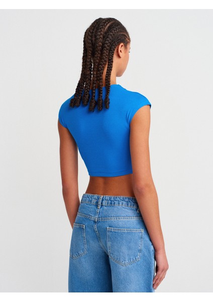 30528 Pamuk Ve Modal Karışımlı Crop Top-Siyah fiyatları