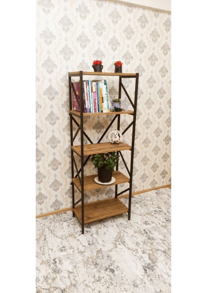 Dekoratif Ahşap Kitaplık 60 x 160 cm Eko fırsatları