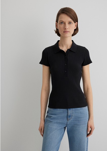 Siyah Polo Tişört 1613120-900 fırsatları