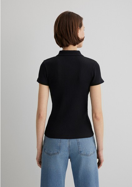 Siyah Polo Tişört 1613120-900 indirimleri