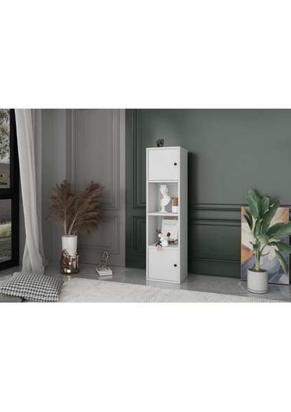 Kapakli Rafli Kitaplik 35 cm Beyaz KTP-1013-Ç fiyatları