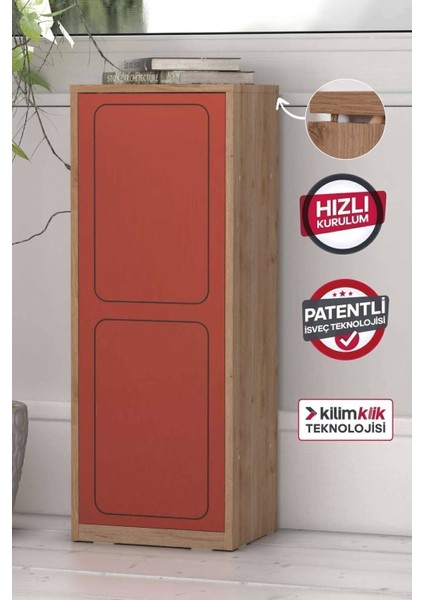Facilis Tek Kapaklı Dolap