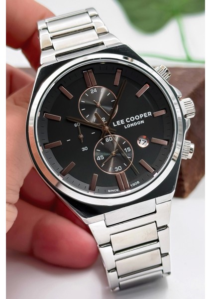 LC07835.360 Gümüş Çelik Kordon & Çelik Kasa Erkek Kol Saati 3ATM+BILEKLIK Füme-Gümüş ZMLC014 modelleri