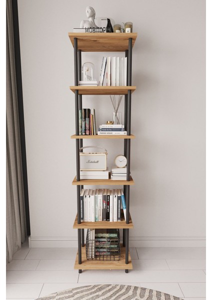 Çevir Kur 45 cm Atlantik Çam Kitaplık