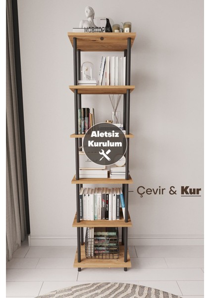 Çevir Kur 45 cm Atlantik Çam Kitaplık fiyatları