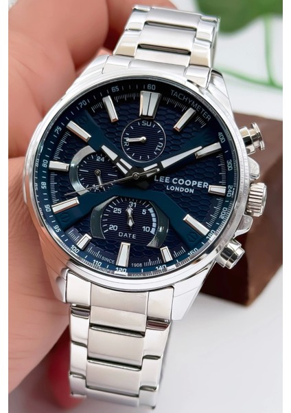 LC07801.390 Gümüş Renk Çelik Kordon Erkek Kol Saati 3ATM+BILEKLIK Gümüş-Mavi ZMLC017 fırsatları