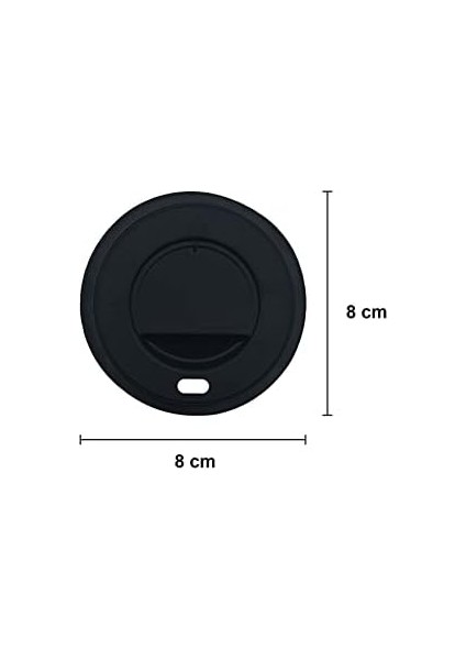 Tedarik 12 Oz Siyah Kapaklı Tutamaçlı Karton Bardak Latte Kahve Kağıt Bardak Sleeve 300 ml - 100'LÜ (Siyah Kapaklı Tutamaçlı) fiyatları