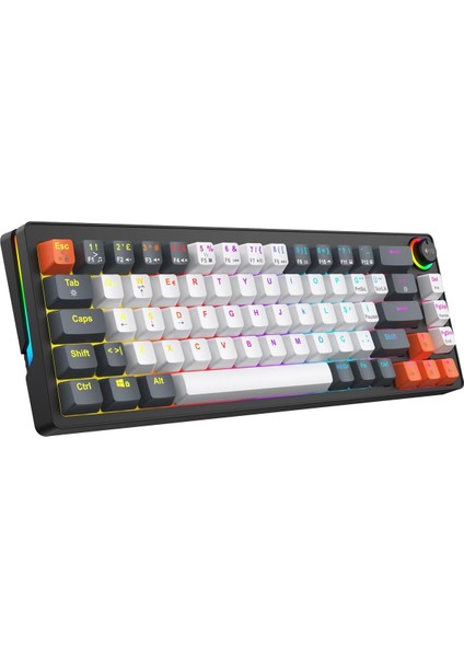Orbiter Rgb Mekanik Gaming Oyuncu Klavyesi Red Switch Q Tr