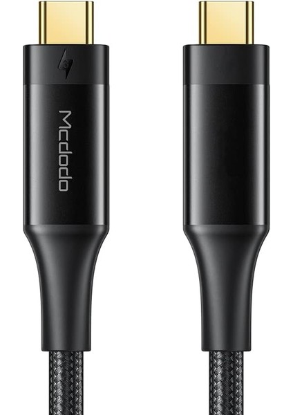 Mc Dodo Thunderbolt3 100W Type-C To Type-C Kablo 0,8m