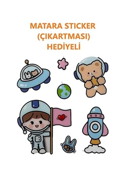 1100ML Çocuk Askılı Pipetli/pipetsiz Kullanım Çift Renk Softtouch Motivasyon Matarası Çıkartma Hediyeli