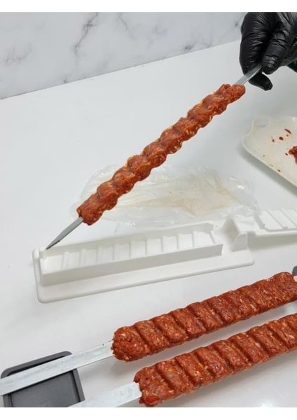 Kebapmatik Adana Urfa Kebap Kalıbı Aparatı Pratik Hızlı Kebap Makinesi Kutusu