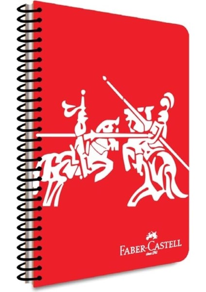 Pp Kapak Knights Neon Spiralli Defter 140 Yaprak Kareli Asorti