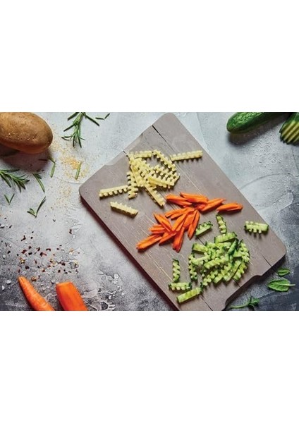W-Waffle Powerline Crinkle Cut Vegetable Slicer (Turuncu) - Sebzeler Için Dalgalı Mandolin - Dalga/waffle/kırışık Kesim - Kafes Patates Için Patates Dilimleyici