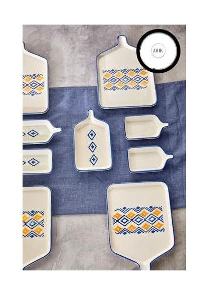 Parça 6 Kişilik Desenli Yemek Seti