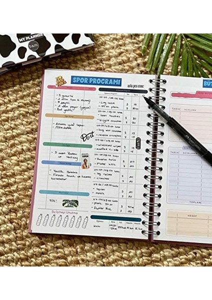 Peşinden Git Tasarımlı Konuşan Ajanda