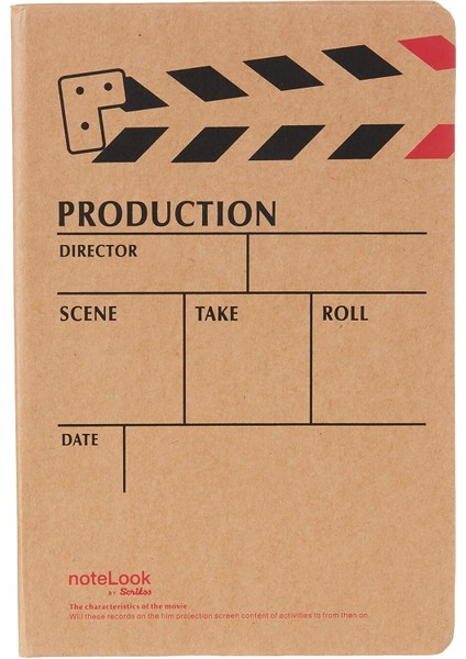 Scrikss Production Çizgili Defter Sarı A5