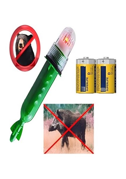 Lamba Savar Fener Işıldak Fare Kovucu Köstebek Hayvan Domuz Ayı Yeni fiyatları