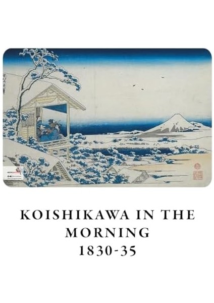Mount Fuji Series - A5, Hokusai 4'lü Defter Seti, Çizgisiz, Toplam 256 Sayfa, Her Biri 64 Sayfa, Tel Dikiş, Esnek Kapak, Oval Kenar, Tuval Doku, 60 gram, Sarı Krem Renk