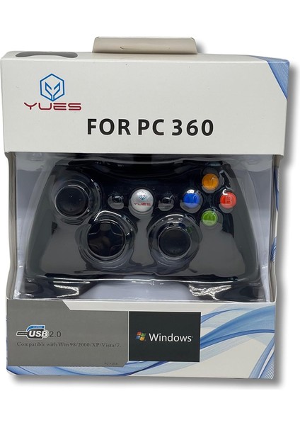 Pc Gamepad Bilgisayar Oyun Kolu Pc Uyumlu Joystick Kablolu