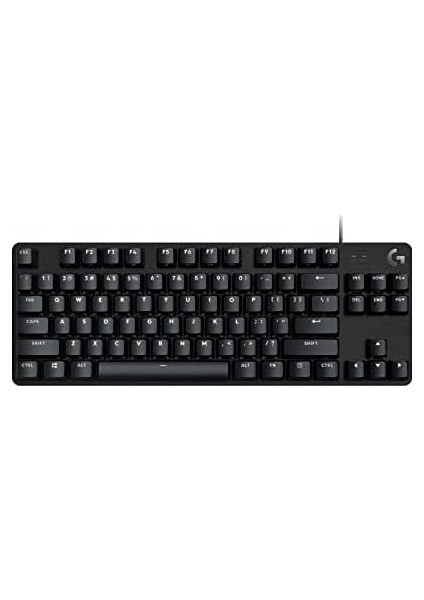 G G413 Se Tkl Kablolu Oyuncu Klavyesi, Dokunsal Mekanik Anahtarlar, Arkadan Aydınlatmalı, Windows, Macos ile Uyumlu, Siyah