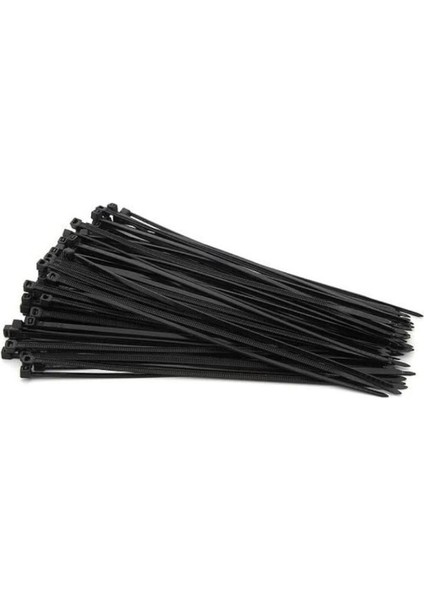 1000 Adet Siyah Plastik Cırt Kelepçe 3.6 mmX370 mm