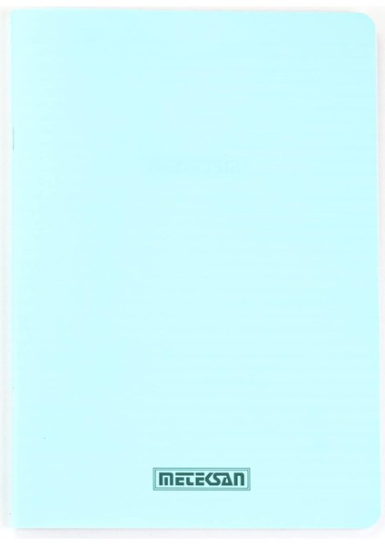 Seren Pastel A5 Pp Kapaklı Defter, 60 Yaprak, Kareli, Mavi