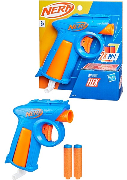 N Serisi Flex Dart Tabancası, Yalnızca Nerf N Serisi Dart Tabancalarıyla Uyumlu 2 Adet Nerf N1 Dart