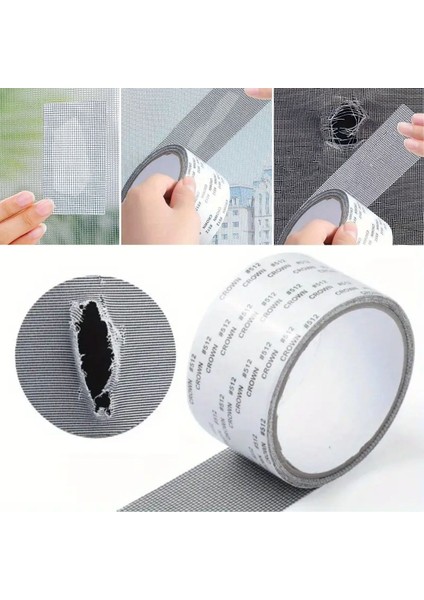 Güçlü Yapışkanlı Pencere Tamir Bandı, Böcek Önleyici Yama Bandı 2 mt x 5 cm modelleri