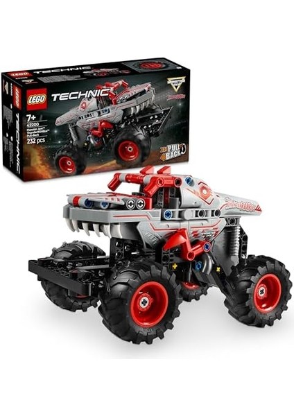 Technic Monster Jam Thunderoarus Çek-Bırak Oyuncak Kamyon - Yaratıcı Oyunları Seven 7 Yaş ve Üzeri Erkek ve Kız Çocukları Için Araç Yapım Seti, Hediye Fikri 42200 (232 Parça) modelleri