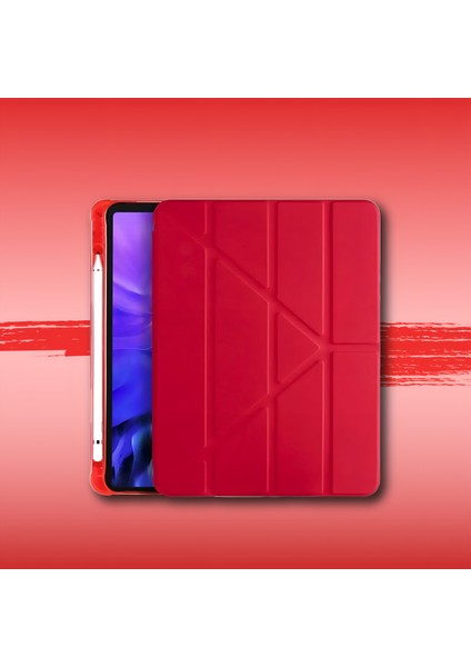 iPad 10. Nesil 2022 10.9” / 11. Nesil A16 2025 11” Uyumlu Kalem Bölmeli Uyku Modlu Akıllı Kılıf