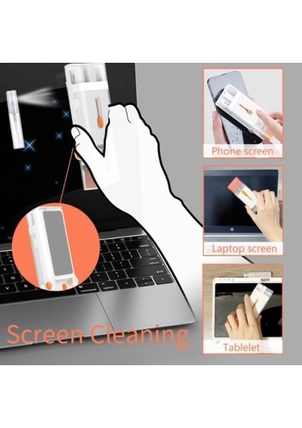 Çok Amaçlı Temizleyici Kit ve Telefon Standı Tdrtr
