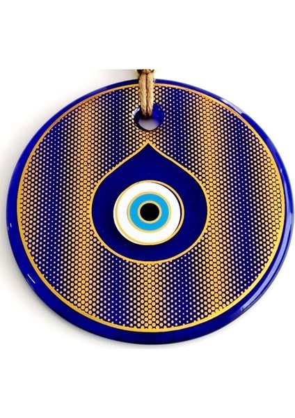 Altın Sarısı Yaldızlı Damla Göz Modelli Cam Duvar Süsü Tdrtr fiyatları