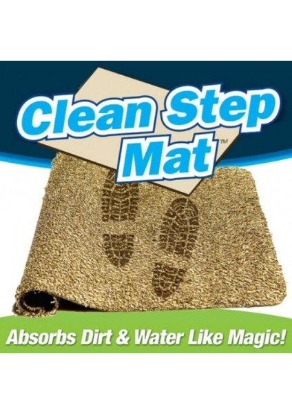 Clean Step Mat Yıkanabilir Mikrofiber Kir Toz Emici Iç-Dış Ortam Paspas Tdrtr